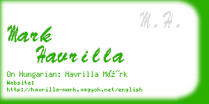 mark havrilla business card